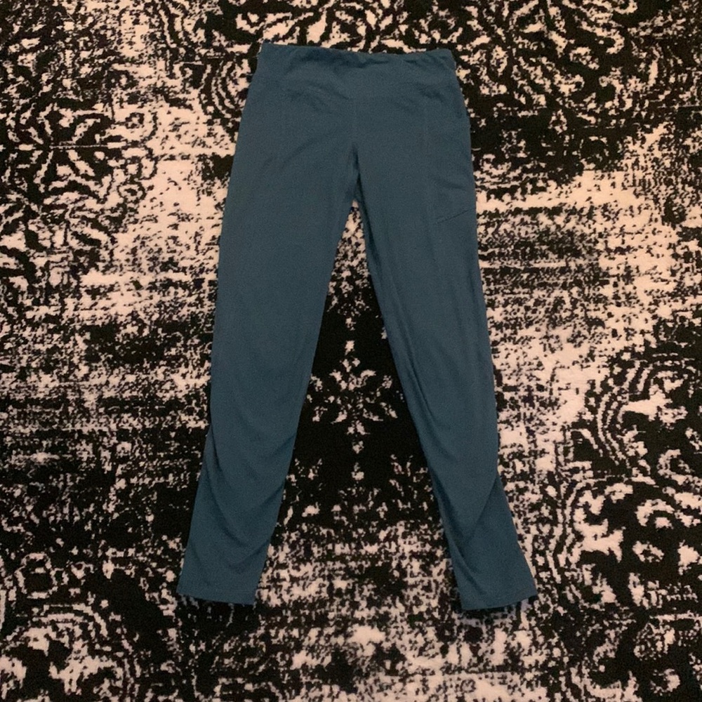 Blue Girls Yoga Pants/Leggings